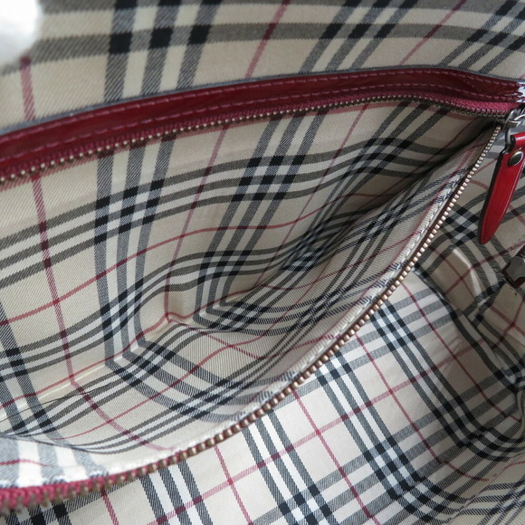 Burberry Nova Check Patent Tote Bag - Picture 4 of 6